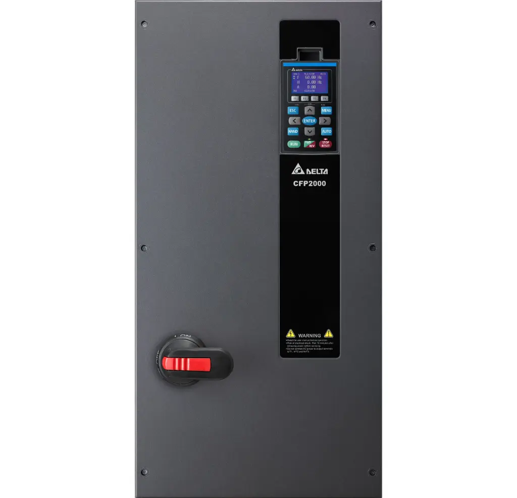 Frekvensomriktare 45kW 91A 3-Fas 400V EMC-Filter STO IP55 Huvudbrytare