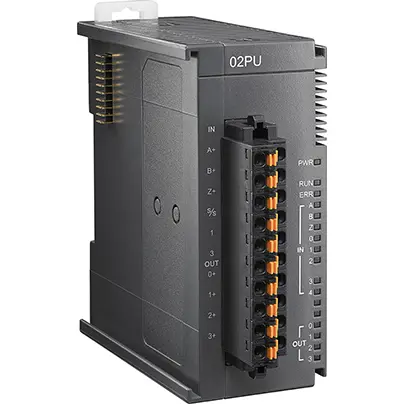 Pulsmodul  2x 200KHz ut 1x 200KHz In Differentiell Fjäderplint