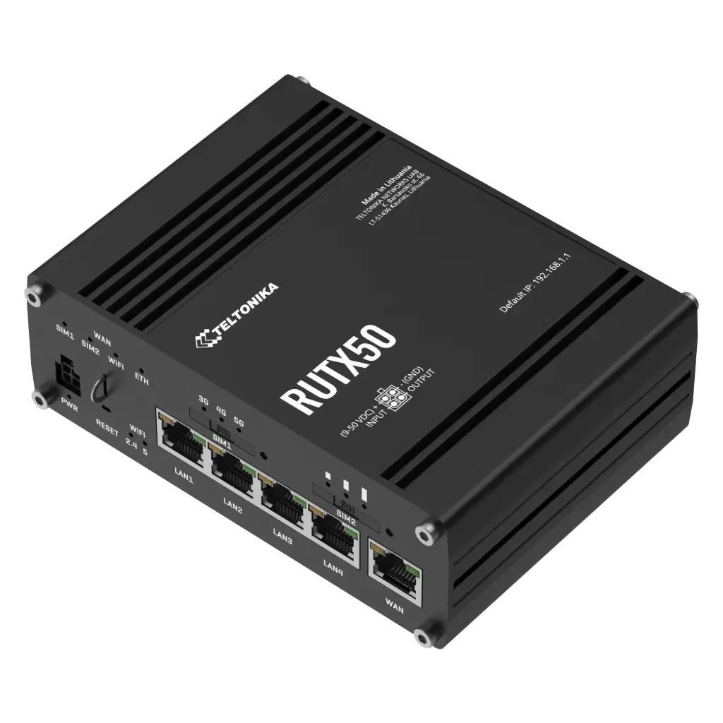 RUTX50 Router 5G Wi-Fi  5xRJ45 Ethernet