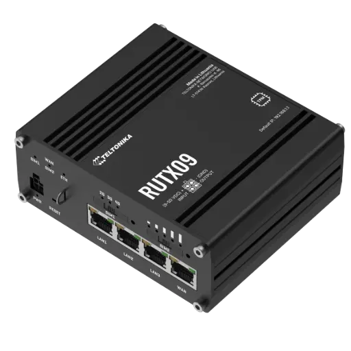 [RUTX09000000] RUTX09 Router 4G LTE Cat6 GPS 4xRJ45 Ethernet 