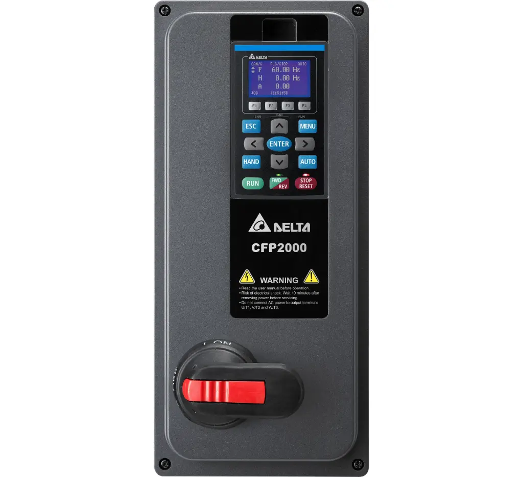 AC Drive 1,5kW 4,2A 3-Phase 400V EMC-Filter STO IP55 Mainswitch