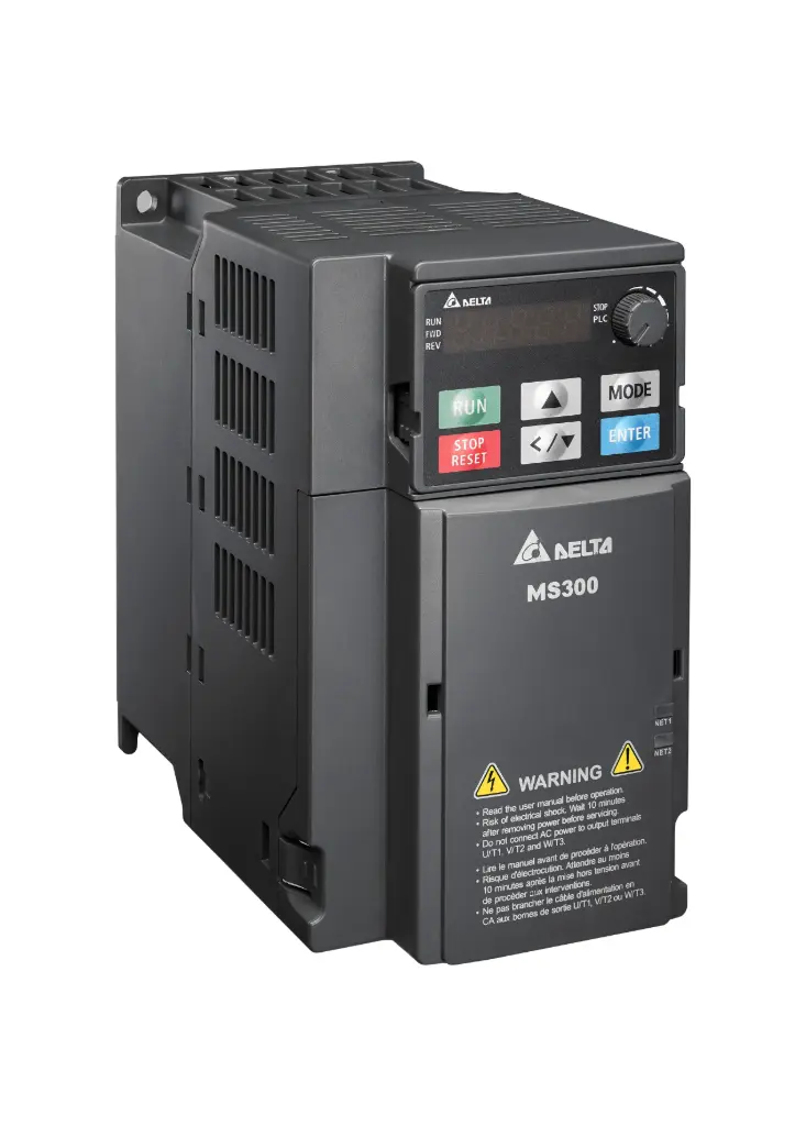 AC Drive 2,2kW 12,5A 1-Phase 230VAC EMC STO PLC
