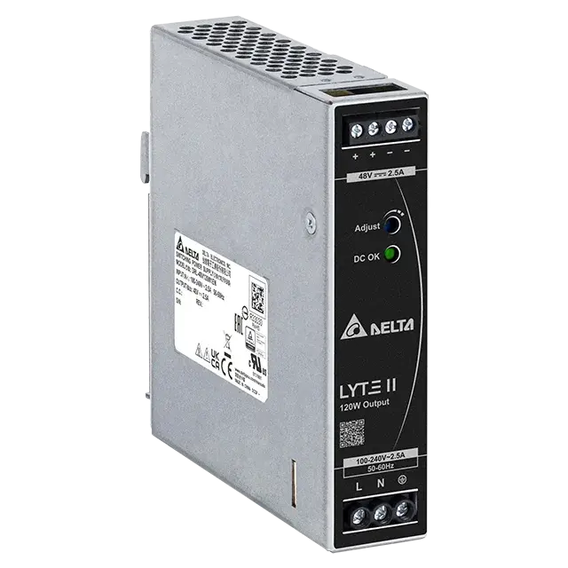 Power supply 120W 230VAC/48VDC/2,5A 43,2-52,8V DIN Metal