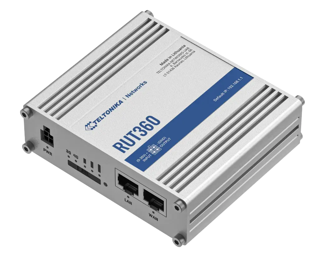 RUT360 Router 4G LTE CAT6  WAN+LAN I/O WIFI