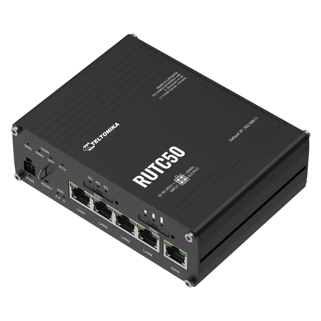 RUTC50 Router 5G Wi-Fi 6  5xRJ45 Ethernet