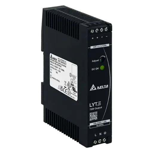[DRL-24V75W1AZ] Power supply 75W 230VAC/24VDC/3,12A 21,6-26,4V DIN Plastic