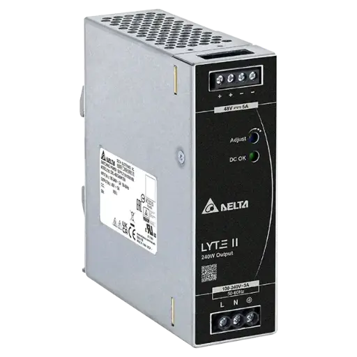 [DRL-48V240W1EN] Power supply 240W 230VAC/48VDC/5A 43,2-52,8V DIN Metal