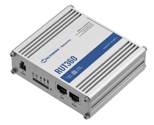 [RUT360000000] RUT360 Router 4G LTE CAT6  WAN+LAN I/O WIFI