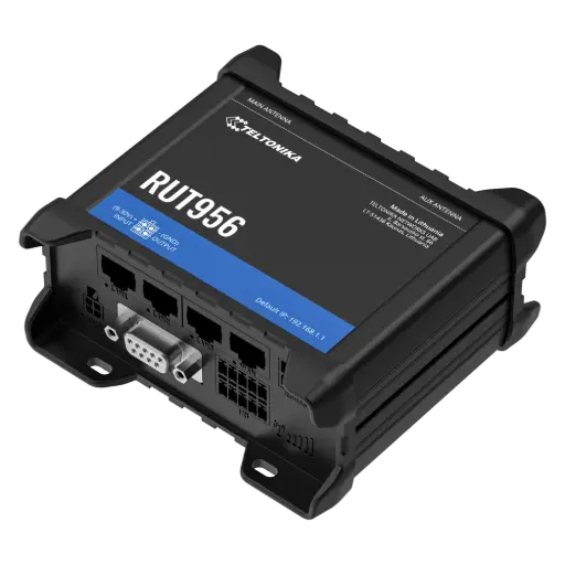 [RUT956200200] RUT956 Masspack MOQ25 Router 4G LTE WAN+LAN I/O WIFI 2-SIM GPS